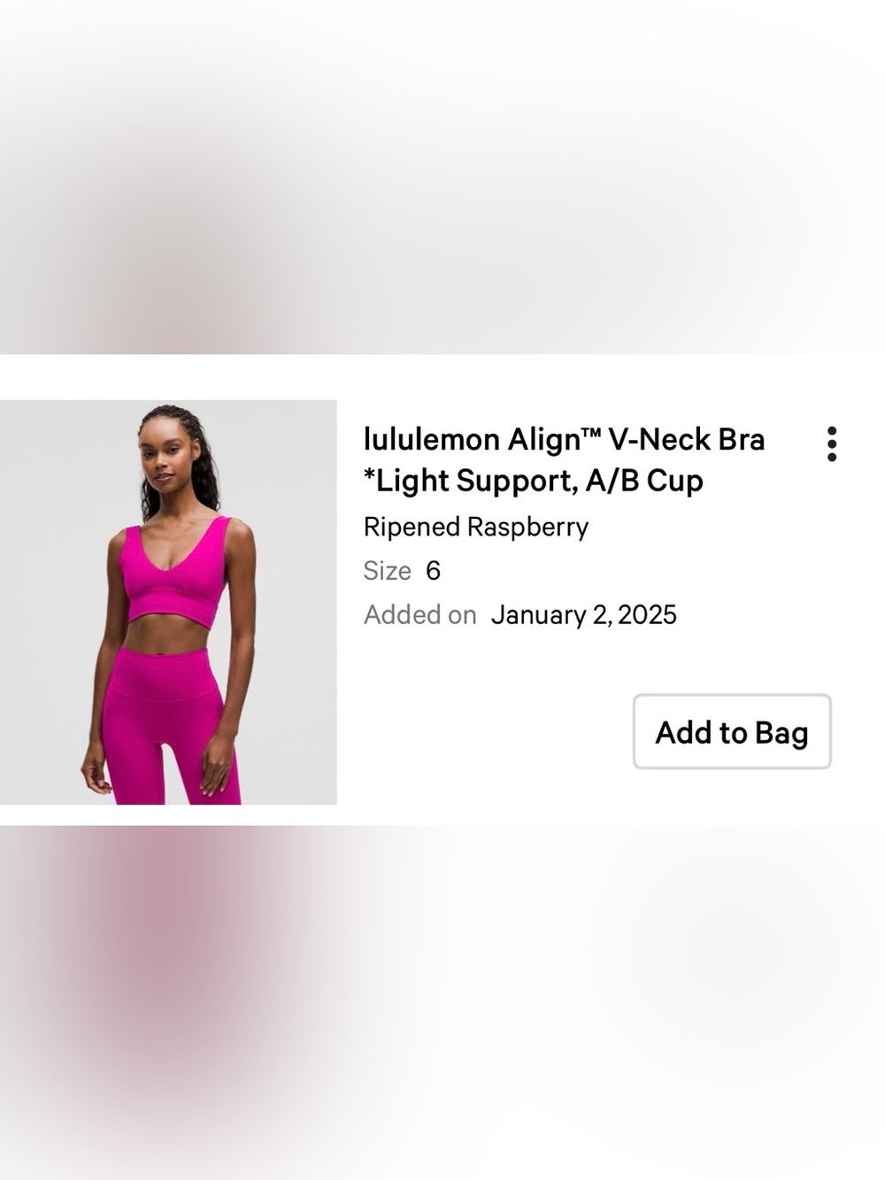 Lululemon Align Set (Ripened Raspberry) - Picture 3 of 6